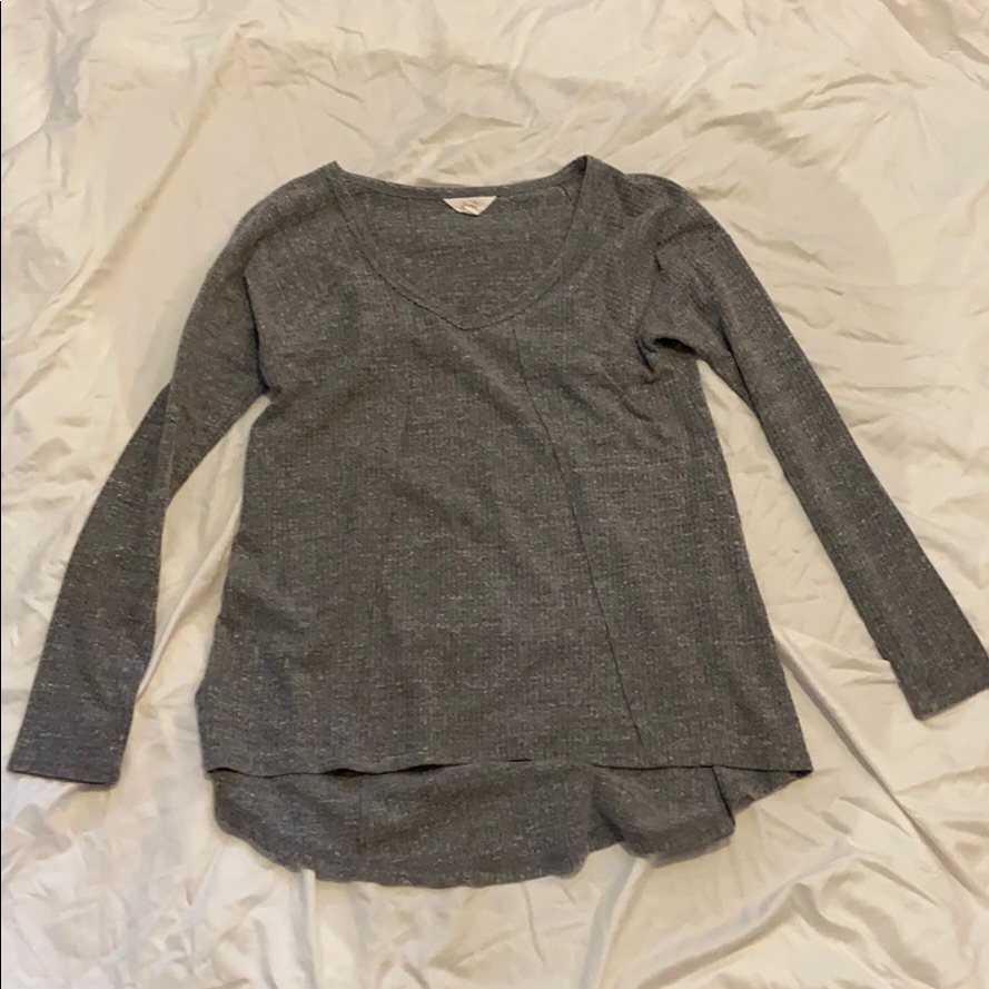 Sun And Shadow Grey Long Sleeve